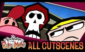 The Grim Adventures of Billy & Mandy All Cutscenes | Full Game Movie (Wii, GCN, PS2)